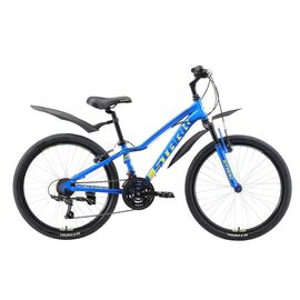 Подростковый велосипед Stark Rocket 24.1 V 24" 2019, Вариант УТ-00133409: Рост: 125 - 150 см, Цвет: голубой/зелёный, изображение  - НаВелосипеде.рф