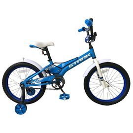 Детский велосипед Stark Tanuki Boy 18" 2019, Вариант УТ-00133411: Рост: One size  — 110-119 см, Цвет: голубой/белый, изображение  - НаВелосипеде.рф
