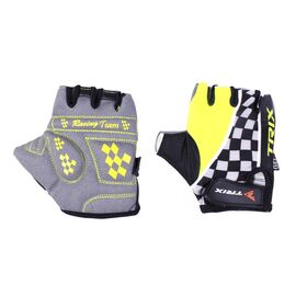 Велоперчатки TRIX LCL-6586-YELLOW, детские, желтый, Вариант УТ-00134940: Размер: S, изображение  - НаВелосипеде.рф