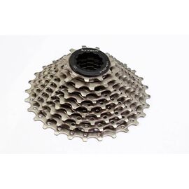 Кассета TRIX, 9 скоростей, для шоссейных велосипедов, зубья 11-28, сталь, никелированная, ROAD-CS-9-28, изображение  - НаВелосипеде.рф