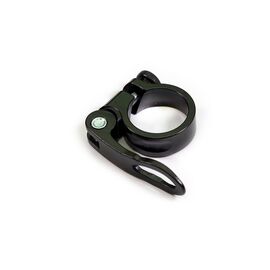 Хомут подседельный TRIX, с эксцентриком,  ø 28.6 мм, алюминий, черный, JB-KC007 (black) 28.6, изображение  - НаВелосипеде.рф