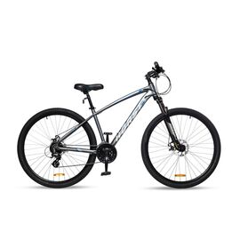 Горный велосипед HORST Messer 29" 2019, Вариант УТ-00153080: Рама: 17" (Рост: 175 - 180 cm), Цвет: серый/белый/синий, изображение  - НаВелосипеде.рф