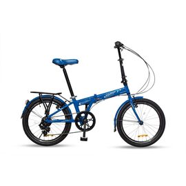 Складной велосипед HORST Optimus 20" 2019, Вариант УТ-00153083: Рост: one size, Цвет: синий/белый/голубой, изображение  - НаВелосипеде.рф
