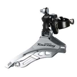 Переключатель SHIMANO Tourney FD-TY300 42-24T, передний, 28,6 мм, нижняя тяга, ST (370151), изображение  - НаВелосипеде.рф