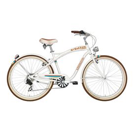 Городской велосипед ADRIATICA CRUISER ALU 26" 2019, Вариант УТ-00130521: Рама: 18" (Рост: 165-178 см), Цвет: белый , изображение  - НаВелосипеде.рф