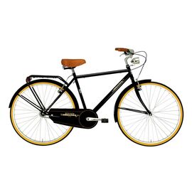 Городской велосипед ADRIATICA Vintage WEEK END Man 28" 2019, Вариант УТ-00130565: Рама: 18" (Рост: 165-178 см), Цвет: черный, изображение  - НаВелосипеде.рф