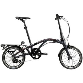 Складной велосипед DAHON CURL I4 16" 2019, Вариант УТ-00149078: Размер: one size, Цвет: черный, изображение  - НаВелосипеде.рф