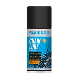 Смазка Shimano Chain Lube, для цепи и оплетки, аэрозоль, 125 мл, LBCL1A0125SA, изображение  - НаВелосипеде.рф