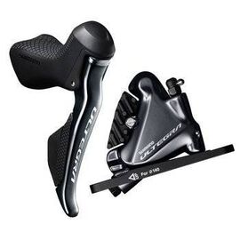 Тормоз Shimano Ultegra Di2 ST-R8070/BR-R8070, левый, 2 скорости, полимерн колодки, IR8070DLF4SC100A, изображение  - НаВелосипеде.рф