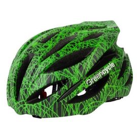 Велошлем Green Cycle Alleycat, черно-зеленый, 2019, HEL-15-43, Вариант УТ-00128509: Размер: 54-58 см, изображение  - НаВелосипеде.рф