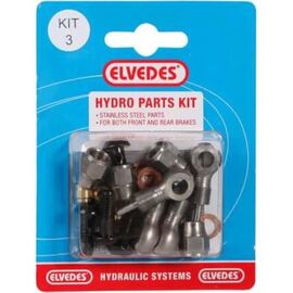 Велосипедный набор для гидролинии ELVEDES (Banjo + Banjo) Kit 3, для переднего и заднего тормозов , для Shimano, 2011014, изображение  - НаВелосипеде.рф