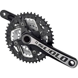 Система шатунов велосипедная PROWHEEL 44/32/22T, 170 мм, черный, SUOLO-451-TT, изображение  - НаВелосипеде.рф