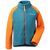 Куртка детская Didriksons MONTE MICROFLEECE, голубой с оранжевым, 502008, Вариант УТ-00136022: Рост: 100, изображение  - НаВелосипеде.рф