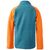 Куртка детская Didriksons MONTE MICROFLEECE, голубой с оранжевым, 502008, Вариант УТ-00136022: Рост: 100, изображение 4 - НаВелосипеде.рф