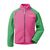 Куртка детская Didriksons MONTE MICROFLEECE, розовый с зеленым, 502008, Вариант УТ-00136026: Рост: 100, изображение  - НаВелосипеде.рф