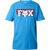 Футболка велосипедная Fox Vegas Foxhead Premium SS Tee Cyan, 23937-189-S, Вариант УТ-00153237: Размер: L, изображение  - НаВелосипеде.рф