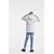 Кофта подростковая Didriksons GENEVE BS SWEATER, серый меланж, 502397, Вариант УТ-00164685: Размер: 140, изображение 3 - НаВелосипеде.рф
