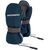 Рукавицы детские Didriksons BIGGLES KIDS ZIP MITTENS, морской бриз, 502694, Вариант УТ-00169702: Размер: 2/4, изображение  - НаВелосипеде.рф