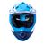 Шлем KALI Full Face DH/BMX KALI Zoka YOUTH, 6 отверстий, Mat Wht/Blu/Nvy (белый-синий-голубой), ABS, 02-10620142, Вариант УТ-00188867: Размер: Y/M (Обхват головы: 50-51 см), изображение 4 - НаВелосипеде.рф