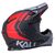 Шлем KALI Full Face DH/BMX KALI Zoka YOUTH, 6 отверстий, Mat Blk/Red/Gry (черный-красный-серый), ABS, 02-10620122, Вариант УТ-00188862: Размер: Y/M (Обхват головы: 50-51 см), изображение 5 - НаВелосипеде.рф