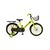 Детский велосипед HOGGER TOCORO 18" 2020, 18" black/lemon, Вариант УТ-00198016: Колеса: 18" (Рост: от 110 до 130 см), Цвет: желтый, изображение  - НаВелосипеде.рф