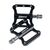 Педали велосипедные 4BIKE K349, материал CNC алюминий, размер платформы 99х72х10,5 мм, черный, ARV-K349BLK, изображение  - НаВелосипеде.рф