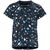 Футболка детская Didriksons FROET KIDS PRINTED T-SHIRT, камешки на синем, 502970, Вариант УТ-00195352: Размер: 100, изображение  - НаВелосипеде.рф