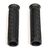 Грипсы велосипедные HUALONG Н44, 120мм, резина, с увеличенными торцами, черный, 1GRRBK100216, изображение  - НаВелосипеде.рф