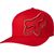 Бейсболка велосипедная FOX Episcope Flexfit Hat, Red/White, 23689-054-L/XL, Вариант УТ-00229537: Размер: L/XL, изображение  - НаВелосипеде.рф