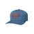 Бейсболка велосипедная FOX Lithotype Flexfit Hat Blue Steel, 2020, 21976-305, Вариант УТ-00229549: Размер: L/XL , изображение  - НаВелосипеде.рф
