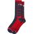 Носки велосипедные FOX Lane Splitter Crew Sock, Navy/Red, 26033-248-S/M, Вариант УТ-00229921: Размер: L/XL, изображение  - НаВелосипеде.рф