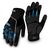 Перчатки велосипедные Pyramex, черный с синими вставками, GL201, Вариант УТ-00232666: Размер: L                                             , изображение  - НаВелосипеде.рф