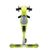 Самокат Globber GO UP DELUXE PLAY LIGHT, детский, трансформер, трехколесный, складной, зеленый, 648-106, изображение 12 - НаВелосипеде.рф