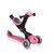 Самокат Globber GO UP DELUXE PLAY LIGHT, детский, трансформер, трехколесный, складной, розовый, 648-110, изображение 9 - НаВелосипеде.рф