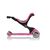 Самокат Globber GO UP DELUXE PLAY LIGHT, детский, трансформер, трехколесный, складной, розовый, 648-110, изображение 2 - НаВелосипеде.рф