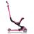 Самокат Globber GO UP DELUXE PLAY LIGHT, детский, трансформер, трехколесный, складной, розовый, 648-110, изображение 11 - НаВелосипеде.рф