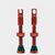 Ниппель бескамерный Peaty's Chris King (MK2) Tubeless Valves, 60mm, 2 штуки, Red, PTV2-60-RED-12, изображение  - НаВелосипеде.рф