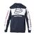 Толстовка Fox Honda Zip Fleece, Navy/White, 25955-045, Вариант УТ-00239667: Размер: L , изображение  - НаВелосипеде.рф