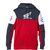 Толстовка Fox Honda Pullover Fleece, Navy/Red, 25956-248, Вариант УТ-00239660: Размер: L , изображение  - НаВелосипеде.рф