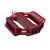 Педали велосипедные SHIMANO PD-EF202, топталки, алюминий, красный, EPDEF202R, изображение  - НаВелосипеде.рф