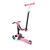 Самокат-трансформер Globber GO UP SPORTY PLUS LIGHTS, трехколесный, детский, светящиеся колеса, розовый, изображение 7 - НаВелосипеде.рф