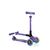 Самокат Globber JUNIOR FOLDABLE LIGHTS, складной, трехколесный, детский, светящиеся колеса, фиолетовый, изображение 6 - НаВелосипеде.рф