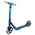 Самокат RIDEX Sigma, 2-х колесный, складной, 200 мм, ручной тормоз, черный/голубой, изображение  - НаВелосипеде.рф