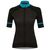 Велофутболка FUNKIER VOLTERRA-3 Women Elite Jersey, женская, черно-голубая, JW-838, Вариант УТ-00253930: Размер: S, изображение  - НаВелосипеде.рф