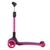 Самокат Maxiscoo Junior Plus, трехколесный, складной, со светящимися колесами, фуксия, изображение 4 - НаВелосипеде.рф