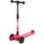 Самокат RIDEX 3D Stark 1/6, детский, трехколесный, складной, 135/90 мм, красный, SX11546, изображение  - НаВелосипеде.рф