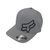Бейсболка велосипедная Fox Flex 45 Flexfit Hat, steel grey, 2021, 58379-172-2X, Вариант УТ-00256596: Размер: XXL, изображение  - НаВелосипеде.рф