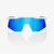 Очки велосипедные 100% Speedcraft, спортивные, Matte White / HIPER Blue Multilayer Mirror Lens, 61001-407-01, изображение 2 - НаВелосипеде.рф