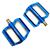 Педали велосипедные 4BIKE K315SBLUE, 116х98х16 мм, алюминий, 3 промподшипника, Cr-Mo ось, синий, ARV-K315SBLU, изображение 3 - НаВелосипеде.рф