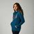 Толстовка женская Fox Boundary Po Fleece, 2021, dark indigo, 25698-203, Вариант УТ-00283216: Размер: XS, изображение 2 - НаВелосипеде.рф